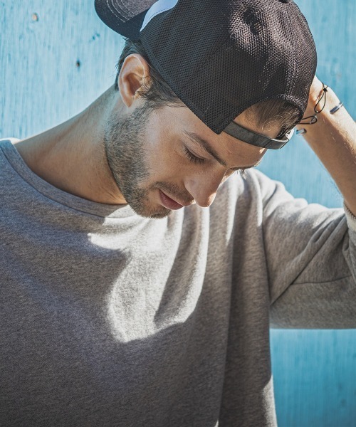 felkod(フィルコッド)の「mt6324-Loose Fit Sweat 3-4 Sleefe Tee Tシャツ(Tシャツ/カットソー・メンズ・ブラック/ミックスグレー・S/M/L)」の14枚目の写真