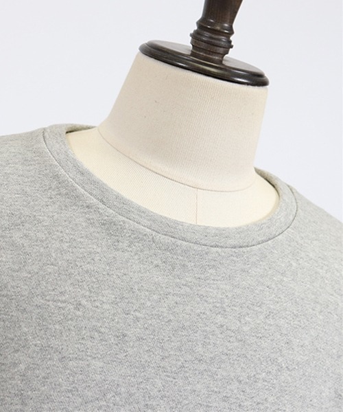 felkod(フィルコッド)の「mt6324-Loose Fit Sweat 3-4 Sleefe Tee Tシャツ(Tシャツ/カットソー・メンズ・ブラック/ミックスグレー・S/M/L)」の4枚目の写真