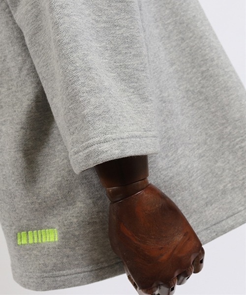 felkod(フィルコッド)の「mt6324-Loose Fit Sweat 3-4 Sleefe Tee Tシャツ(Tシャツ/カットソー・メンズ・ブラック/ミックスグレー・S/M/L)」の19枚目の写真