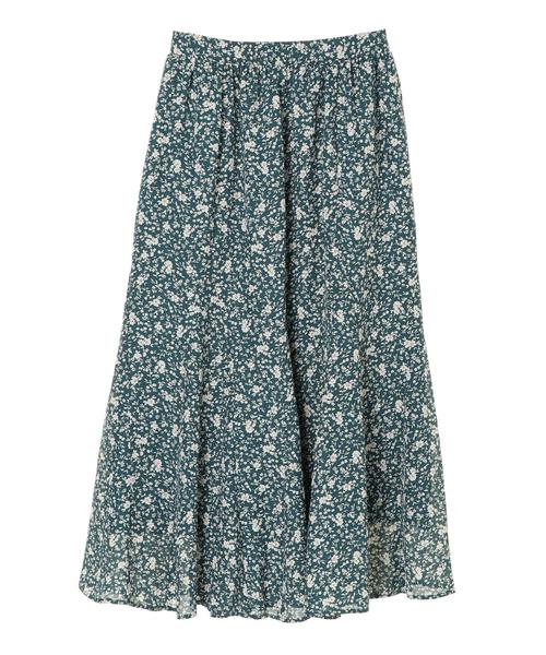 earth music&ecology(アースミュージックアンドエコロジー)の「キレイシルエットフレアスカート *(スカート・レディース・グレイッシュベージュ/ドット/ブラック系その他/ダークネイビー/その他14/ブラック系その他5・FREE)」の8枚目の写真