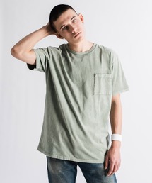 LEVI'S(R) MADE & CRAFTED(R) POCKET TEE LMC WASHED LAUREL GREEN