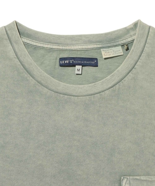 Levi's(リーバイス)の「LEVI'S(R) MADE & CRAFTED(R) POCKET TEE LMC WASHED LAUREL GREEN(Tシャツ/カットソー・メンズ・グリーン・L/M/S/XL)」の3枚目の写真