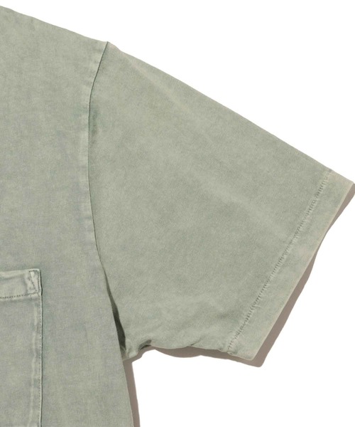 Levi's(リーバイス)の「LEVI'S(R) MADE & CRAFTED(R) POCKET TEE LMC WASHED LAUREL GREEN(Tシャツ/カットソー・メンズ・グリーン・L/M/S/XL)」の4枚目の写真