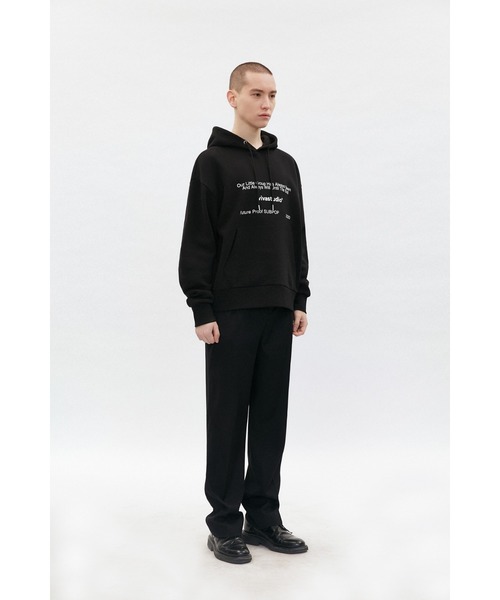 VIVASTUDIO（ビバスタジオ）の「SUBPOP LOGO HOODIE（パーカー・メンズ・ブラック/ダークグリーン/サックスブルー/ブルーパープル・SMALL/MEDIUM/LARGE/X-LARGE）」の15枚目の写真