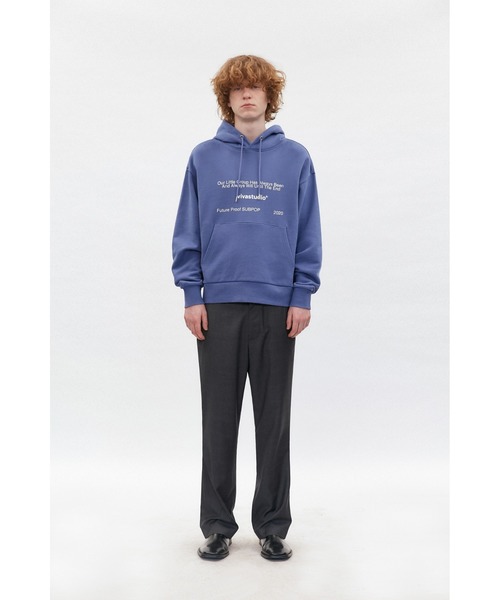 VIVASTUDIO（ビバスタジオ）の「SUBPOP LOGO HOODIE（パーカー・メンズ・ブラック/ダークグリーン/サックスブルー/ブルーパープル・SMALL/MEDIUM/LARGE/X-LARGE）」の16枚目の写真