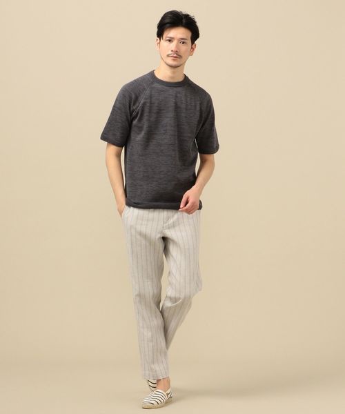 SHIPS(シップス)の「【Begin6月号掲載】SC: ジャパン ペーパーヤーン ニット Tシャツ(Tシャツ/カットソー・メンズ・ネイビー/グレー/ホワイト/ブラウン・LARGE/X-LARGE/MEDIUM/SMALL)」の19枚目の写真