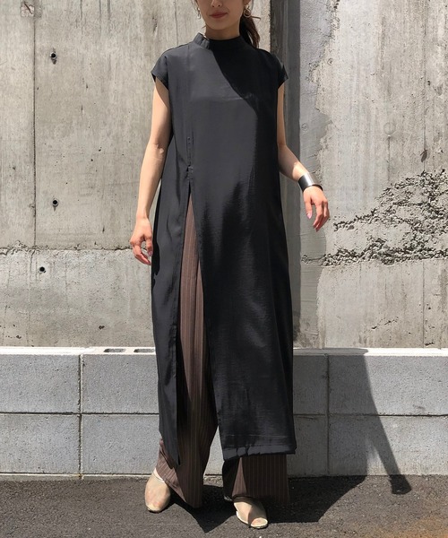 &g'aime（アンジェム）の「【&g'aime】スリットロングチュニック