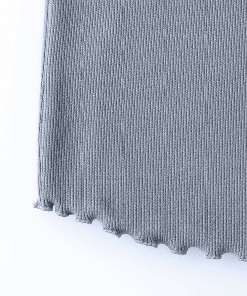 archives（アルシーヴ）の「テレコレースタンク（キャミソール・レディース・オフホワイト/ブルー/ブラック/ベージュ/グレー系その他/ブラウン・MEDIUM）」の9枚目の写真