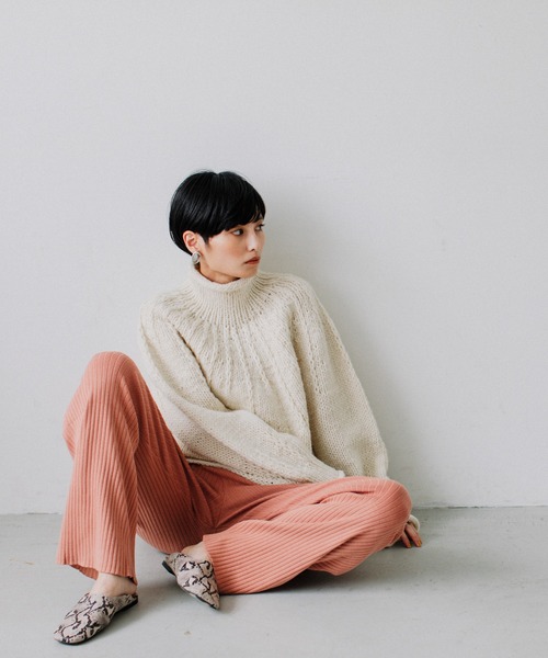 Audrey and John Wad】ストレートニットパンツ（その他パンツ