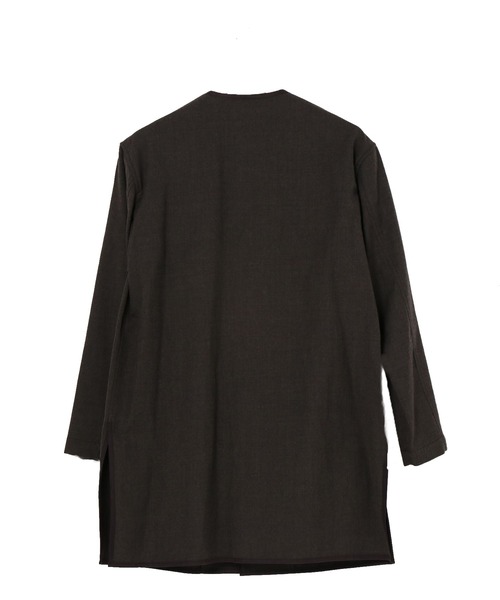 STUDIOUS（ステュディオス）の「【ULTERIOR】ビンテージサージアトリエシャツコート/ULSH02-19C07U（その他アウター・メンズ・グレー/ダークグリーン・4）」の3枚目の写真