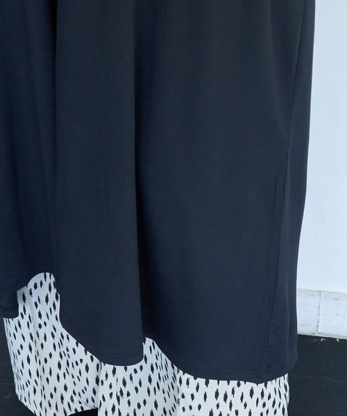 ROPE' PICNIC(ロペピクニック)の「【essential wear】【吸水速乾・抗菌加工】Aラインノースリーブワンピース(ワンピース・レディース・ブラック/ワイン/ベージュ系その他2・38)」の11枚目の写真