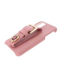 Maison de FLEUR - ビジューバックルベルトアイフォン11（ブラック） メゾン ド フルール Maison de FLEUR ビジューベルトアイフォン