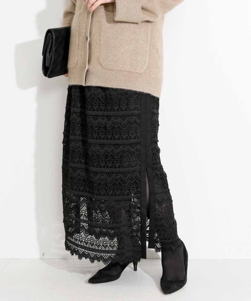 セール Broche ケミカルレーススカート スカート Vermeil Par Iena ヴェルメイユパーイエナ のファッション通販 Zozotown