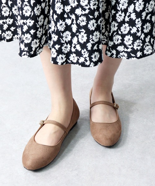 LibertyDoll（リバティードール）の「Liberty doll / メリージェーンバレエパンプス(5472)（バレエシューズ・レディース・グレー/ベージュ/ブラック/モスグリーン/ネイビー/ブラウン/オレンジ/マスタード/ブラック系その他・3L/S/M/L/LL/SS）」の20枚目の写真