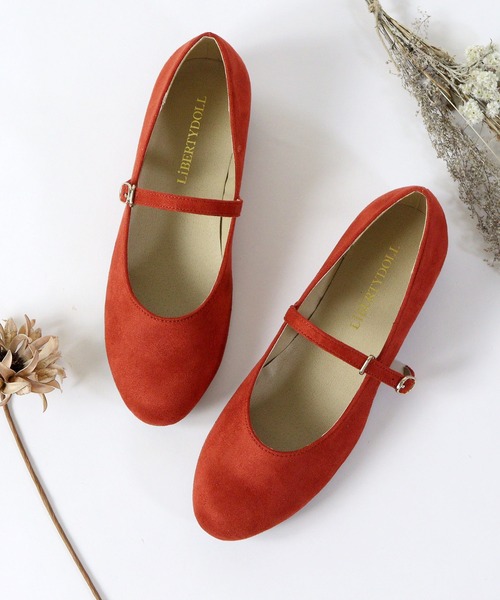 LibertyDoll（リバティードール）の「Liberty doll / メリージェーンバレエパンプス(5472)（バレエシューズ・レディース・グレー/ベージュ/ブラック/モスグリーン/ネイビー/ブラウン/オレンジ/マスタード/ブラック系その他・3L/S/M/L/LL/SS）」の14枚目の写真