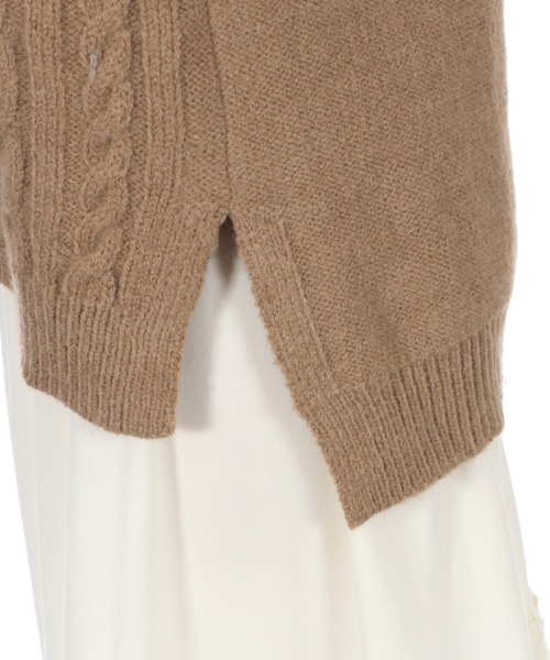 axes femme（アクシーズファム）の「シフォン×レース襟ニットプルオーバー（Tシャツ/カットソー・レディース・ワイン/ネイビー/その他・MEDIUM）」の12枚目の写真