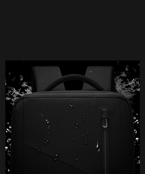 aimoha（アイモハ）の「ビジネスリュック（バックパック/リュック・メンズ・ブラック/グレー/ネイビー/ライトグレー・SMALL）」の11枚目の写真