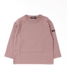 LB CLUB（エルビークラブ）の「ドロップショルダー長袖無地Ｔシャツ（Tシャツ/カットソー・キッズ）」