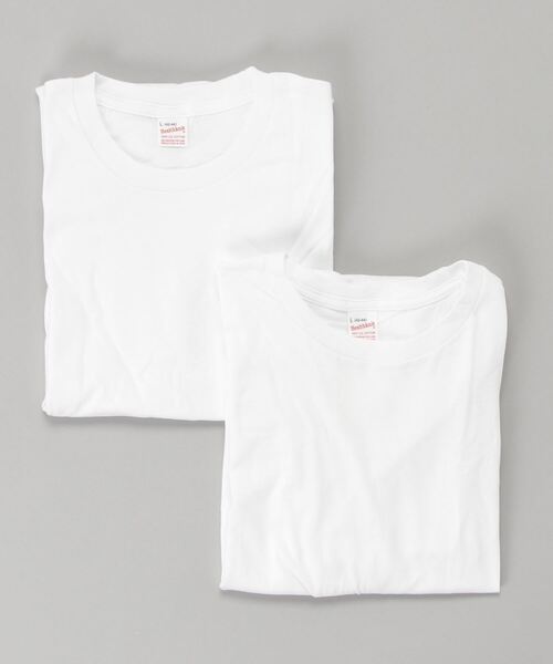Healthknit（ヘルスニット）の「【Healthknit】 ベーシック 2P クルーネック 半袖 Tシャツ 5.2オンス 2枚パック 2-2201（Tシャツ/カットソー・メンズ・ヘザーグレー/ホワイト/ブラック・S/M/L）」の22枚目の写真