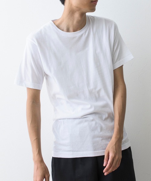 Healthknit（ヘルスニット）の「【Healthknit】 ベーシック 2P クルーネック 半袖 Tシャツ 5.2オンス 2枚パック 2-2201（Tシャツ/カットソー・メンズ・ヘザーグレー/ホワイト/ブラック・S/M/L）」の10枚目の写真