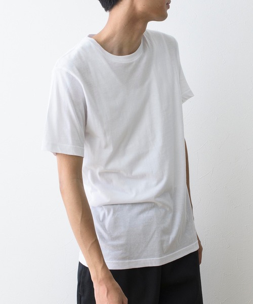 Healthknit（ヘルスニット）の「【Healthknit】 ベーシック 2P クルーネック 半袖 Tシャツ 5.2オンス 2枚パック 2-2201（Tシャツ/カットソー・メンズ・ヘザーグレー/ホワイト/ブラック・S/M/L）」の12枚目の写真