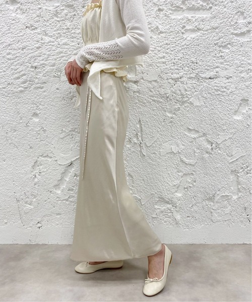 charles chaton シャルルシャトン サテンフリルスカート charles chaton シャルルシャトン サテンフリルスカート