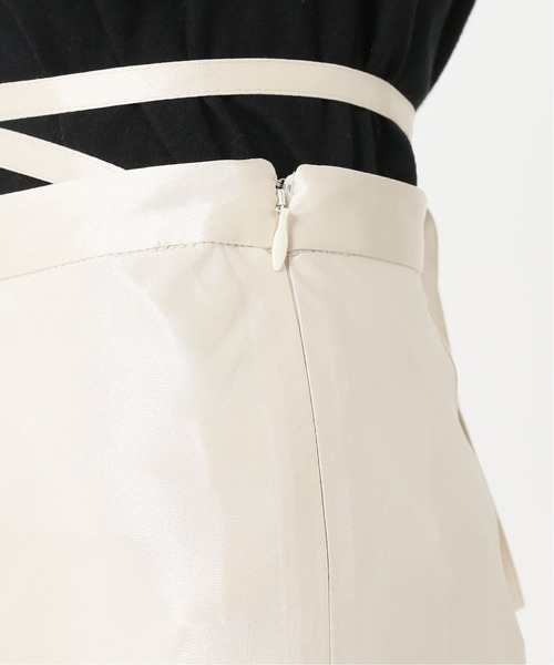 charles chaton シャルルシャトン サテンフリルスカート Charles Chaton（シャルルシャトン）の「embroidery レース