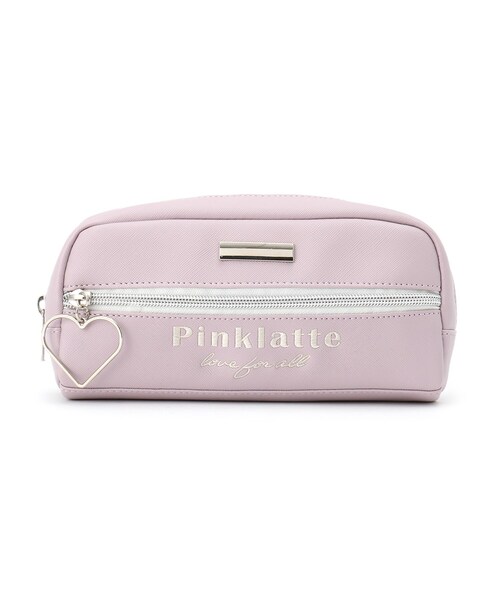 ハートフープポーチ ポーチ Pink Latte ピンクラテ のファッション通販 Zozotown