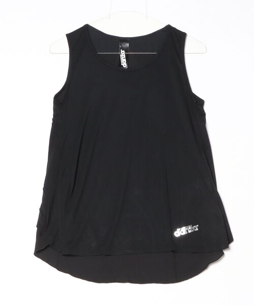 DIMENSIONE danza(ディメンシオーネ ダンツァ)の「デザインタンクトップ(Tシャツ/カットソー・レディース・ブラック/ホワイト・SMALL/MEDIUM)」の2枚目の写真