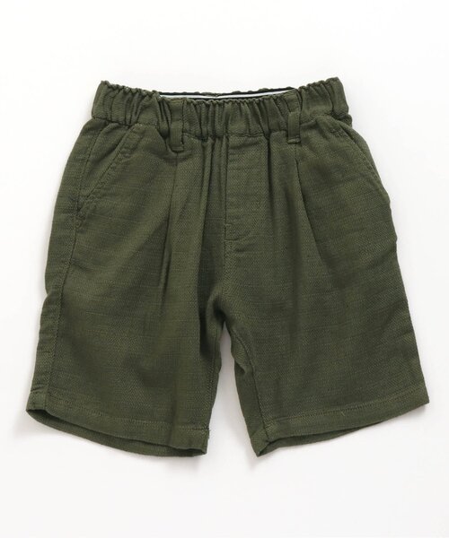 F.O.KIDS(エフオーキッズ)の「タックハーフパンツ 5分丈(その他パンツ・キッズ・ネイビー/カーキ/ベージュ・100/120/130/140/110/90/80/95)」の3枚目の写真