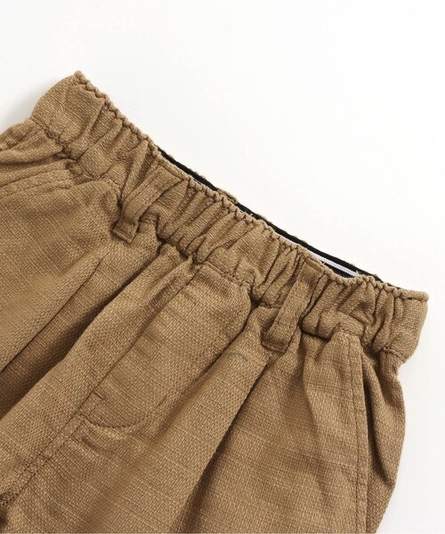 F.O.KIDS(エフオーキッズ)の「タックハーフパンツ 5分丈(その他パンツ・キッズ・ネイビー/カーキ/ベージュ・100/120/130/140/110/90/80/95)」の5枚目の写真