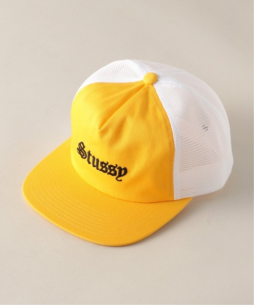 ステューシー キャップ イエロー 中古・古着通販】stussy (ステューシー) New Era (ニューエラ