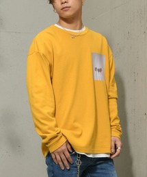 #Re:room | パームツリーフォトプリントビッグロングスリーブ(Tシャツ/カットソー)