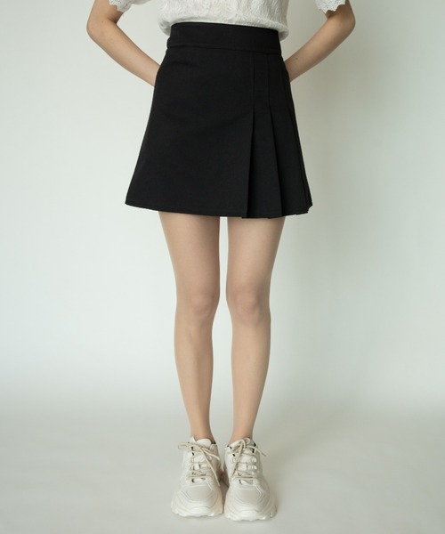 yuue' ( wear )（ユーイ）の「サイドプリーツミニスカート（スカート・レディース・ブラック/グレー・SMALL/MEDIUM/LARGE）」の6枚目の写真