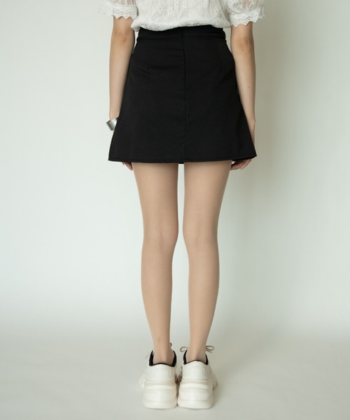 yuue' ( wear )（ユーイ）の「サイドプリーツミニスカート（スカート・レディース・ブラック/グレー・SMALL/MEDIUM/LARGE）」の7枚目の写真