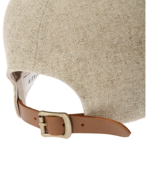 ALEXIA STAM（アリシアスタン）の「Leather Buckle Linen Cap/レザーバックルリネンキャップ（キャップ・レディース・チャコールグレー/ベージュ/アイボリー・FREE）」の17枚目の写真
