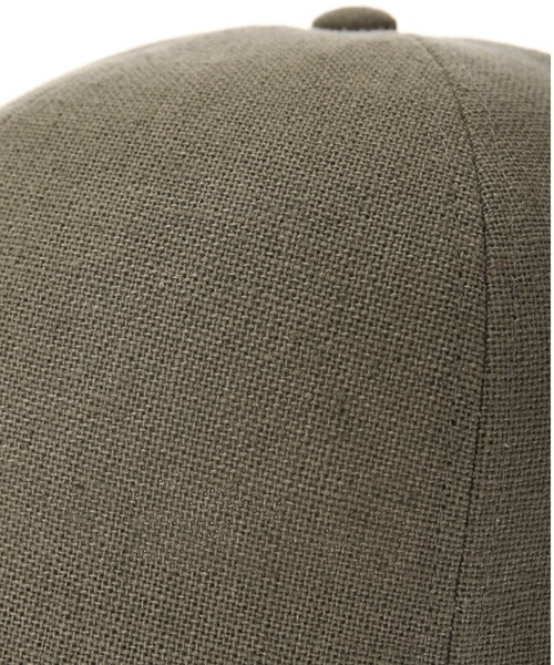 ALEXIA STAM（アリシアスタン）の「Leather Buckle Linen Cap/レザーバックルリネンキャップ（キャップ・レディース・チャコールグレー/ベージュ/アイボリー・FREE）」の16枚目の写真