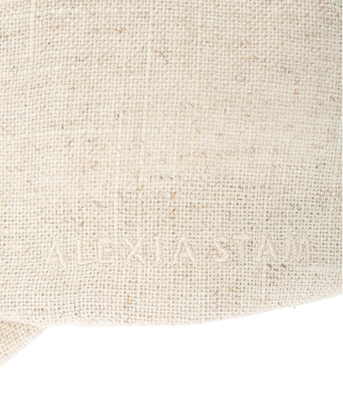 ALEXIA STAM（アリシアスタン）の「Leather Buckle Linen Cap/レザーバックルリネンキャップ（キャップ・レディース・チャコールグレー/ベージュ/アイボリー・FREE）」の15枚目の写真