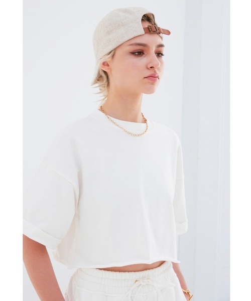 ALEXIA STAM（アリシアスタン）の「Leather Buckle Linen Cap/レザーバックルリネンキャップ（キャップ・レディース・チャコールグレー/ベージュ/アイボリー・FREE）」の13枚目の写真