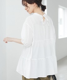 ・ELENCARE DUE ティアードブラウスチュニック＊