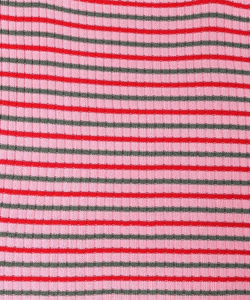 WC（ダブル シー）の「マルチボーダーキャミソール（キャミソール・レディース・グリーン/ピンク/ブラック・FREE）」の13枚目の写真