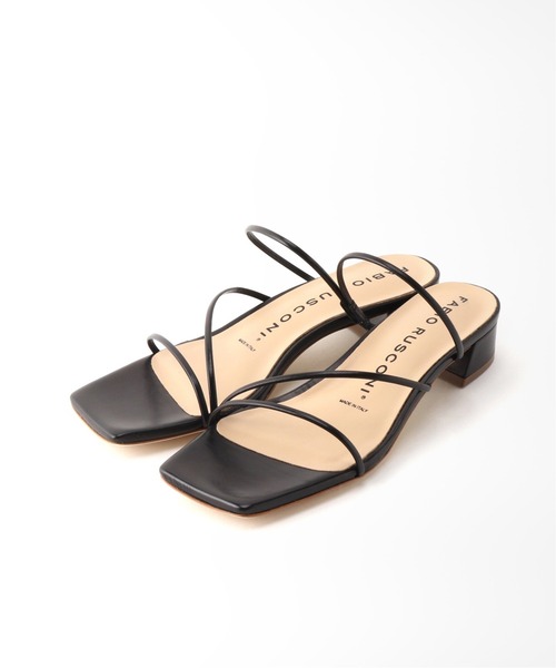 Spick & Span(スピックアンドスパン)の「【FABIO RUSCONI】ストラップミュール◆(サンダル・レディース・ベージュ/ブラック・38/36/37)」の3枚目の写真