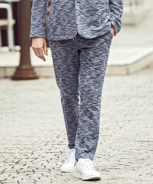 AKM Contemporary（エイケイエムコンテンポラリー）の「AKM Contemporary(エイケイエムコンテンポラリー)裏毛メランジロングパンツ（その他パンツ・メンズ・ブラック/グレー/ネイビー・S/M/L/XL）」の15枚目の写真