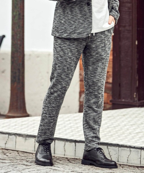 AKM Contemporary（エイケイエムコンテンポラリー）の「AKM Contemporary(エイケイエムコンテンポラリー)裏毛メランジロングパンツ（その他パンツ・メンズ・ブラック/グレー/ネイビー・S/M/L/XL）」の17枚目の写真