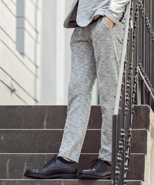 AKM Contemporary（エイケイエムコンテンポラリー）の「AKM Contemporary(エイケイエムコンテンポラリー)裏毛メランジロングパンツ（その他パンツ・メンズ・ブラック/グレー/ネイビー・S/M/L/XL）」の7枚目の写真