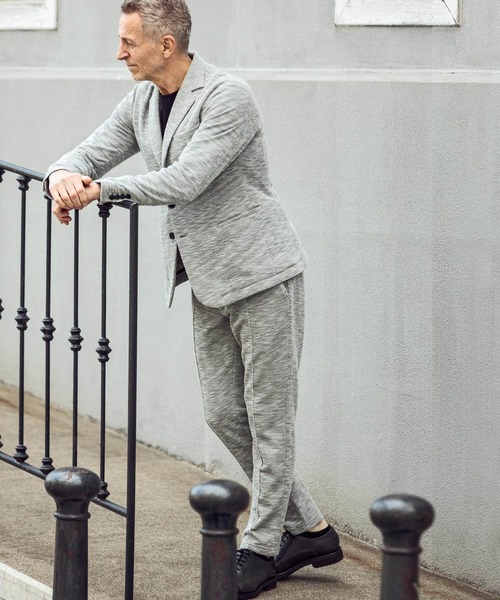 AKM Contemporary（エイケイエムコンテンポラリー）の「AKM Contemporary(エイケイエムコンテンポラリー)裏毛メランジロングパンツ（その他パンツ・メンズ・ブラック/グレー/ネイビー・S/M/L/XL）」の20枚目の写真