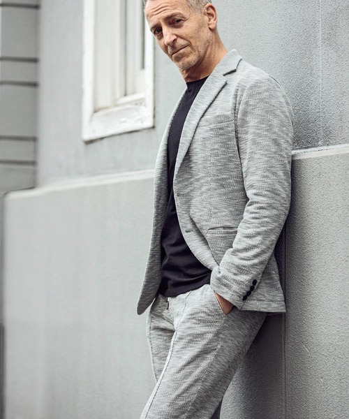 AKM Contemporary（エイケイエムコンテンポラリー）の「AKM Contemporary(エイケイエムコンテンポラリー)裏毛メランジロングパンツ（その他パンツ・メンズ・ブラック/グレー/ネイビー・S/M/L/XL）」の14枚目の写真