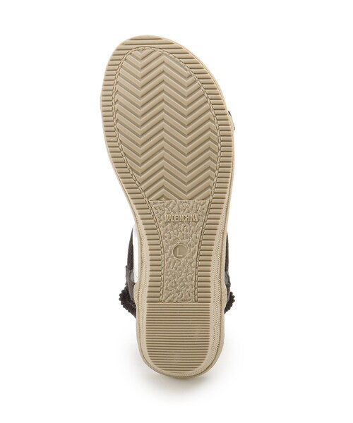 SHOO・LA・RUE（シューラルー）の「◆Tアクセバックゴムサンダル（サンダル・レディース・チャコールグレー/キャメル/ダークブラウン・25/35/45）」の8枚目の写真