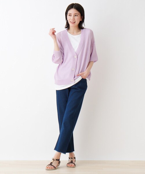 SHOO・LA・RUE（シューラルー）の「◆Tアクセバックゴムサンダル（サンダル・レディース・チャコールグレー/キャメル/ダークブラウン・25/35/45）」の10枚目の写真