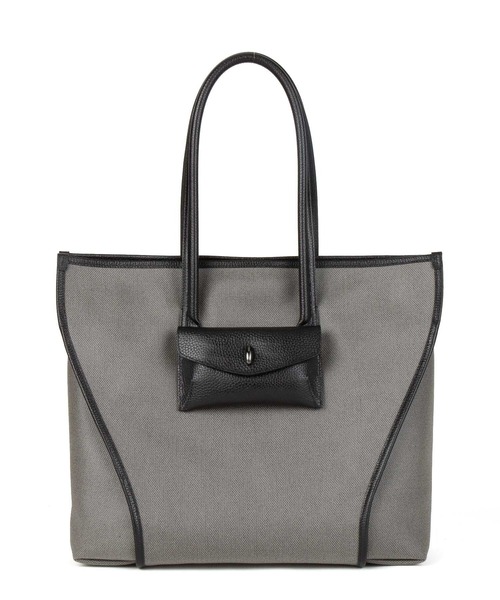 TOFF&LOADSTONE（トフアンドロードストーン）の「ビアンキャンバス（L）（トートバッグ・メンズ・ブラック/ブラック系その他・FREE）」の2枚目の写真